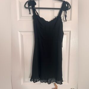 NWT reformation Christine dress black size 8